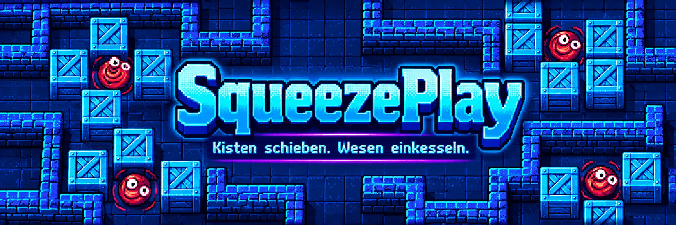 SqueezePlay – Kisten schieben. Wesen einkesseln.
